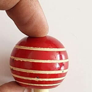 Flipping Upside-Down Top - Channapattana handmade toys (GI Tag # 23).