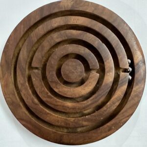 Balls-n-Maze (made of Shisham wood) - Channapattana handmade toys (GI Tag # 23).